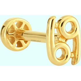 Sembol Gold 14 Ayar Yengeç Burcu Altın Tragus Piercing