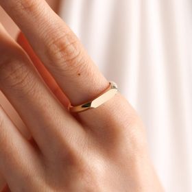 Sembol Gold 14K Kişiselleştir Altın Şövalye Yüzük