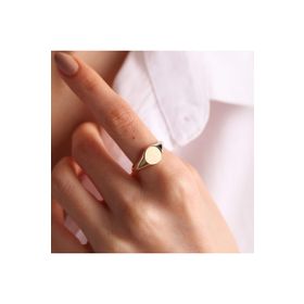 Sembol Gold 14K Kişiselleştir Altın Şövalye Yüzük