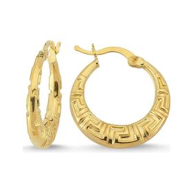 Sembol Gold 2.0 cm 14 Ayar Altın Halka Küpe