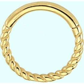 Sembol Gold Burgu 14 Ayar Altın Halka Piercing