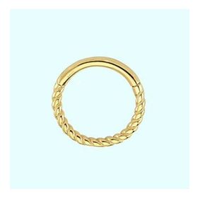 Sembol Gold Burgu 14 Ayar Altın Halka Piercing