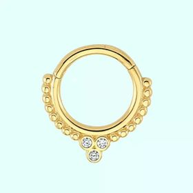 Sembol Gold Cemre 14 Ayar Altın Halka Piercing