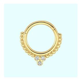 Sembol Gold Cemre 14 Ayar Altın Halka Piercing