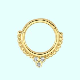 Sembol Gold Cemre 14 Ayar Altın Halka Piercing