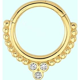 Sembol Gold Cemre 14 Ayar Altın Halka Piercing