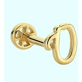 Sembol Gold -O- Harf 14 Ayar Tragus Altın Piercing
