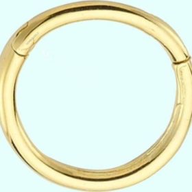 Sembol Gold Sade 14 Ayar Altın Halka Piercing