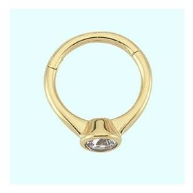 Sembol Gold Tektaş 14 Ayar Altın Halka Piercing