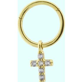 Sembol Hac 14 Ayar Gold Altın Halka Piercing