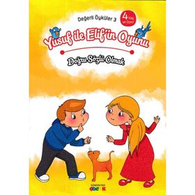 Semerkand Yayınları Değerli Öyküler 3 - Yusuf ile Elif'in Oyunu - Doğru Sözlü Olmak