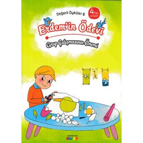 Semerkand Yayınları Değerli Öyküler 6 - Erdem'in Ödevi - Grup Çalışmasının Önemi