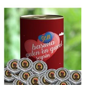 Sen Başıma Gelen Temalı Mabel Çikolata Konservesi