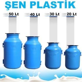 Şen Plastik 20 lt İçi Beyaz Süt Güğümü Varil