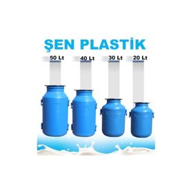 Şen Plastik 20 lt İçi Beyaz Süt Güğümü Varil