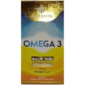 Şenay Aftamin Omega 3 1300 mg 60 Kapsül Balık Yağı