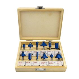 Senbang 8 mm Sap 12 Parça Ahşap Freze Uç Seti