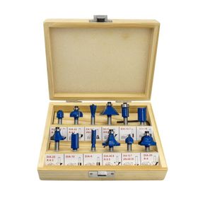 Senbang 8 mm Sap 12 Parça Ahşap Freze Uç Seti