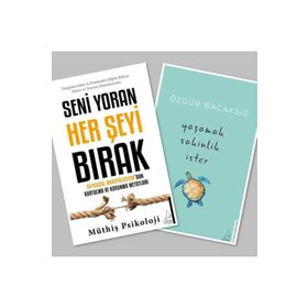 Seni Yoran Her Şeyi Bırak Müthiş Psikoloji + Yaşamak Sakinlik Ister Özgür Bacaksız 2 Kitap - Destek Yayınları