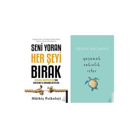 Seni Yoran Her Şeyi Bırak Müthiş Psikoloji + Yaşamak Sakinlik Ister Özgür Bacaksız 2 Kitap - Destek Yayınları