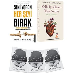 Seni Yoran Her Şeyi Bırak ve Kalbi İyi Olanın Yolu Zordur 2'li Set - Miraç Çağrı Aktaş