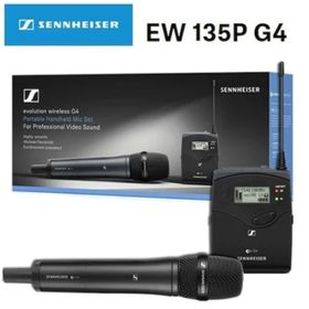Sennheiser EW-135P G4 Telsiz Kablosuz Kamera EL Mikrofonu