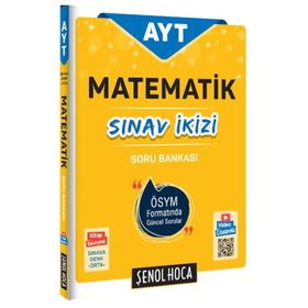 Şenol Hoca Yayınları AYT Matematik Sınav İkizi Soru Bankası