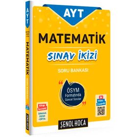 Şenol Hoca Yayınları AYT Matematik Sınav İkizi Soru Bankası