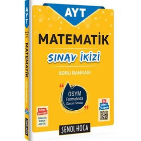 Şenol Hoca Yayınları AYT Matematik Sınav İkizi Soru Bankası