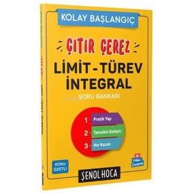 Şenol Hoca Yayınları - Çıtır Çerez Limit Türev İntegral
