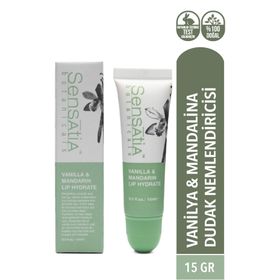 Sensatia Botanicals 15 ml Vanilya ve Mandalina Dudak Nemlendirici