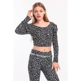 Sense Blz33762 Siyah Jakarlı Jakarlı Bluz