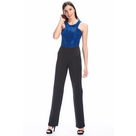 Sense TLM31342 Siyah-Saks Kadın Tulum