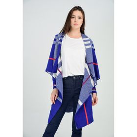 Sense TRK18013 Saks Mavisi Ekru Kadın Hırka