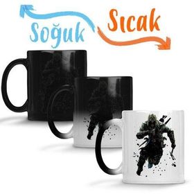 Senseblack 02 Sihirli Porselen Kupa