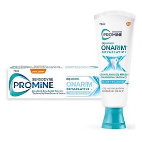 Sensodyne 12x75 ml Promine Diş Minesi Onarım Beyazlatıcı Diş Macunu