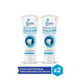 Sensodyne 2x75 ml Promine Aktif Diş Minesi Kalkanı Beyazlatıcı Diş Macunu