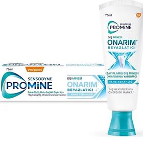 Sensodyne 2x75 ml Promine Diş Minesi Onarım Beyazlatıcı Diş Macunu