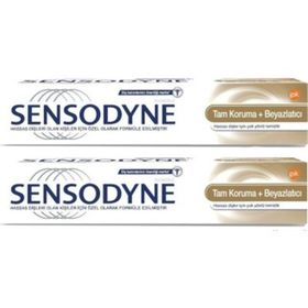 Sensodyne 2x75 ml Tam Koruma ve Beyazlatıcı Diş Macunu