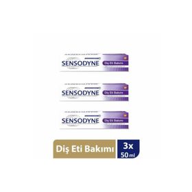 Sensodyne 3x50 ml Hassas Dişler ve Diş Eti Bakımı İçin Diş Macunu