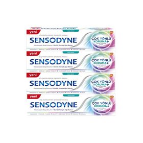 Sensodyne 4x75 ml Çok Yönlü Koruma Diş Macunu + Saklama Kabı 00535363
