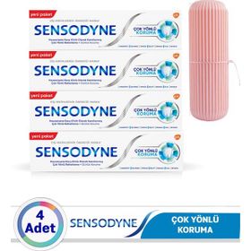 Sensodyne 4x75 ml Çok Yönlü Koruma Diş Macunu + Saklama Kabı 00535363