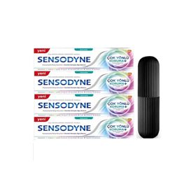 Sensodyne 4x75 ml Çok Yönlü Koruma Diş Macunu + Saklama Kabı 00535363