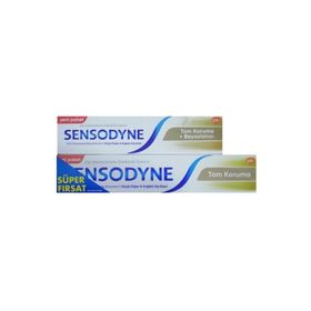 Sensodyne 50 ml Tam Koruma Beyazlatıcı Diş Macunu + 75 ml Hassasiyet & Diş Eti Güçlü Diş Eti