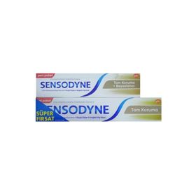Sensodyne 50 ml Tam Koruma Beyazlatıcı Diş Macunu + 75 ml Hassasiyet & Diş Eti Güçlü Diş Eti