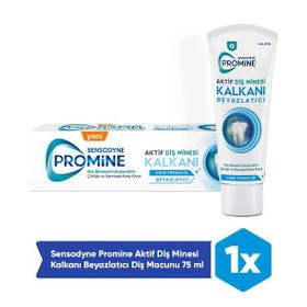 Sensodyne 75 ml Promine Aktif Diş Minesi Kalkanı Beyazlatıcı Diş Macunu