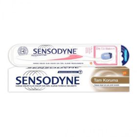 Sensodyne 75 ml Tam Koruma Diş Macunu +Diş Fırcası Hediyeli