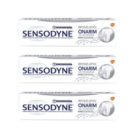 Sensodyne Beyazlatıcı Onarım ve Koruma 3x75 ml Diş Macunu