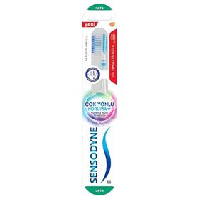 Sensodyne Çok Yönlü Koruma+Dil Temizleyici Diş Fırçası