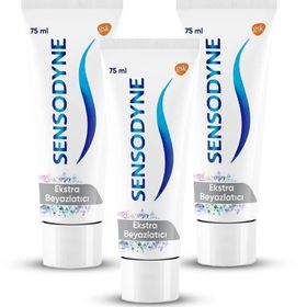 Sensodyne Ekstra Beyazlatıcı 3 x 75 ml Diş Macunu